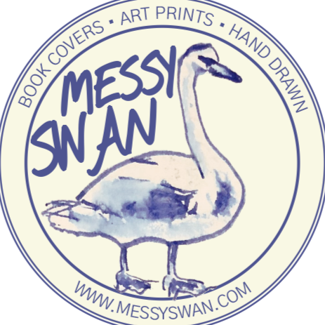 Messy Swan Illustrations